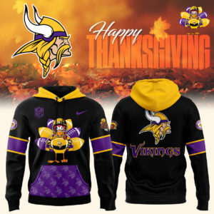 Minnesota Vikings 2024 Thanksgiving Premium Limited Pullover Hoodie