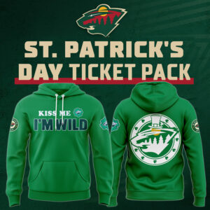 Minnesota Wild x 2025 ST.Patrick's Day Premium Limited Hoodie