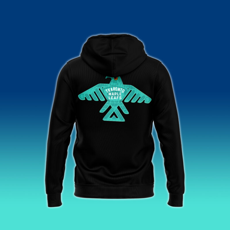 Men's Toronto Maple Leafs 2024 Indigenous Heritage Night Premium Limited Pullover Hoodie - Image 3