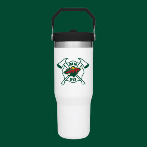 Minnesota Wild x 2024 Firefighter Appreciation Night Premium Limited Handle Tumbler
