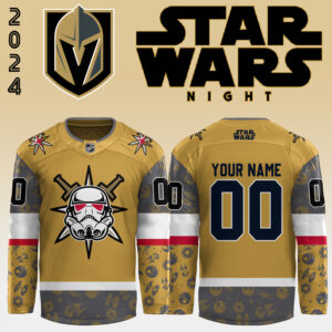2024 Vegas Golden Knights x Star Wars Night Personalized Jersey