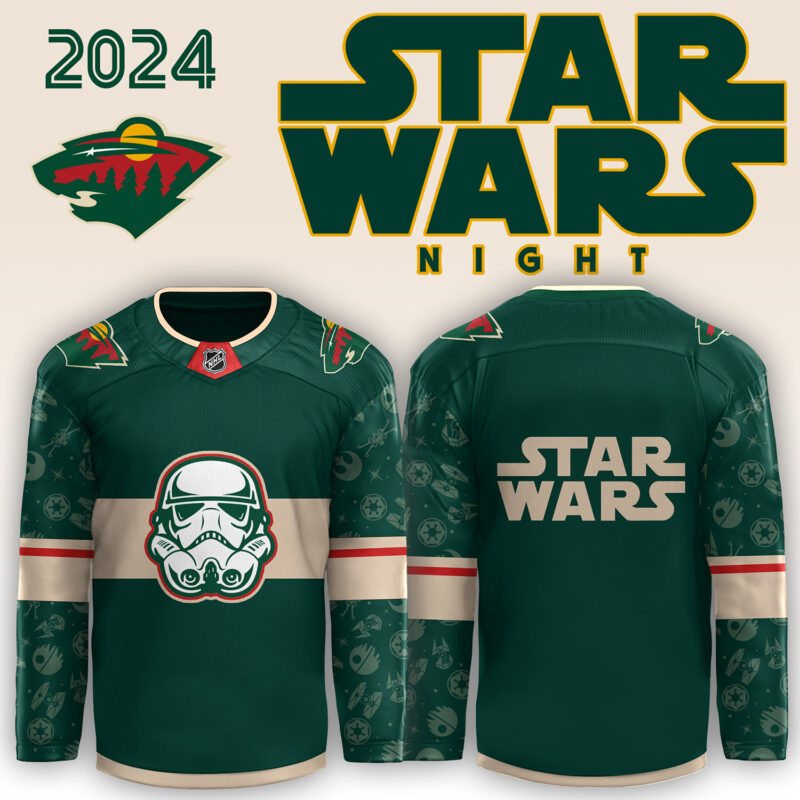 2024 Minnesota Wild x Star Wars Night jersey