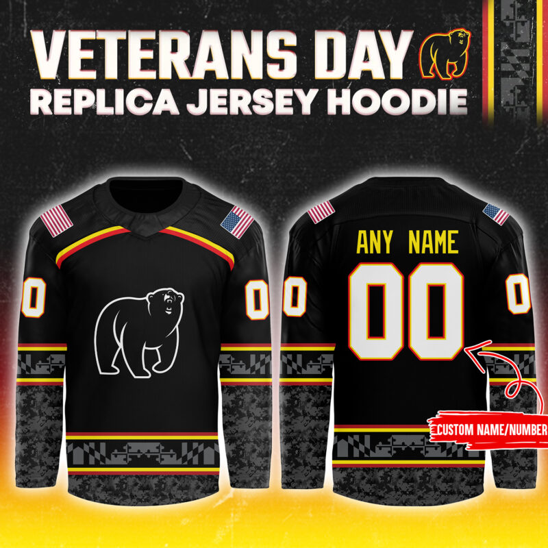 Maryland Black Bears x 2024 Veterans Day & Military Appreciation Jerseys
