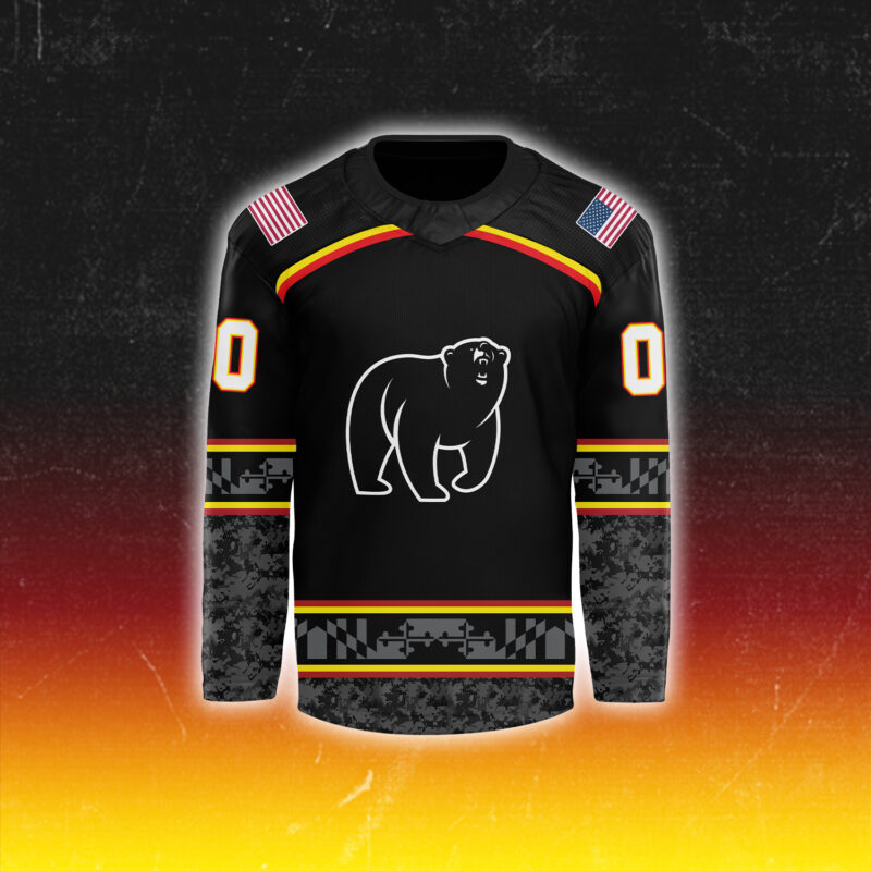 Maryland Black Bears x 2024 Veterans Day & Military Appreciation Jerseys - Image 2