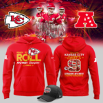 Men's Nike Red Kansas City Chiefs 2024 AFC West Division Champions Locker Room Trophy Collection Premium Pullover Hoodie V3