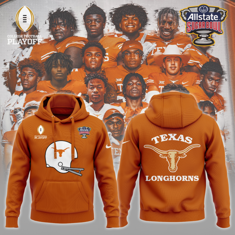 ___..Limited edition Texas Longhorns football team hoodie hot 05