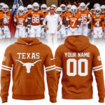 Texas Football  Limited Edition Hoodie Custom Number and Custom Name
