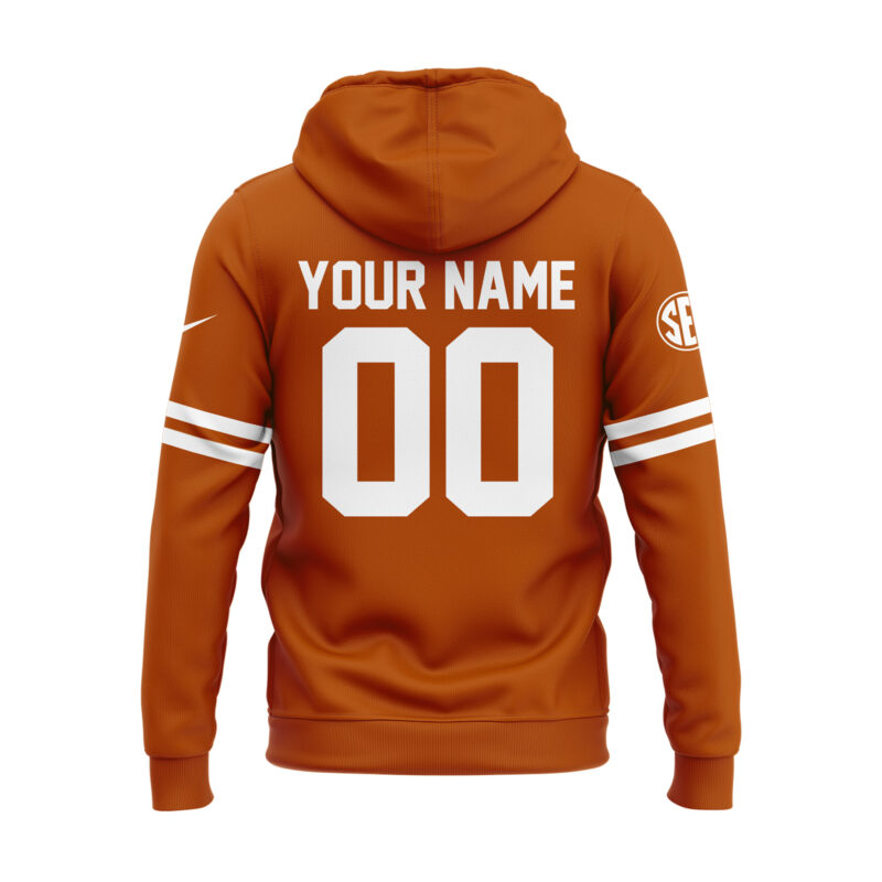Texas Football  Limited Edition Hoodie Custom Number and Custom Name - Image 3