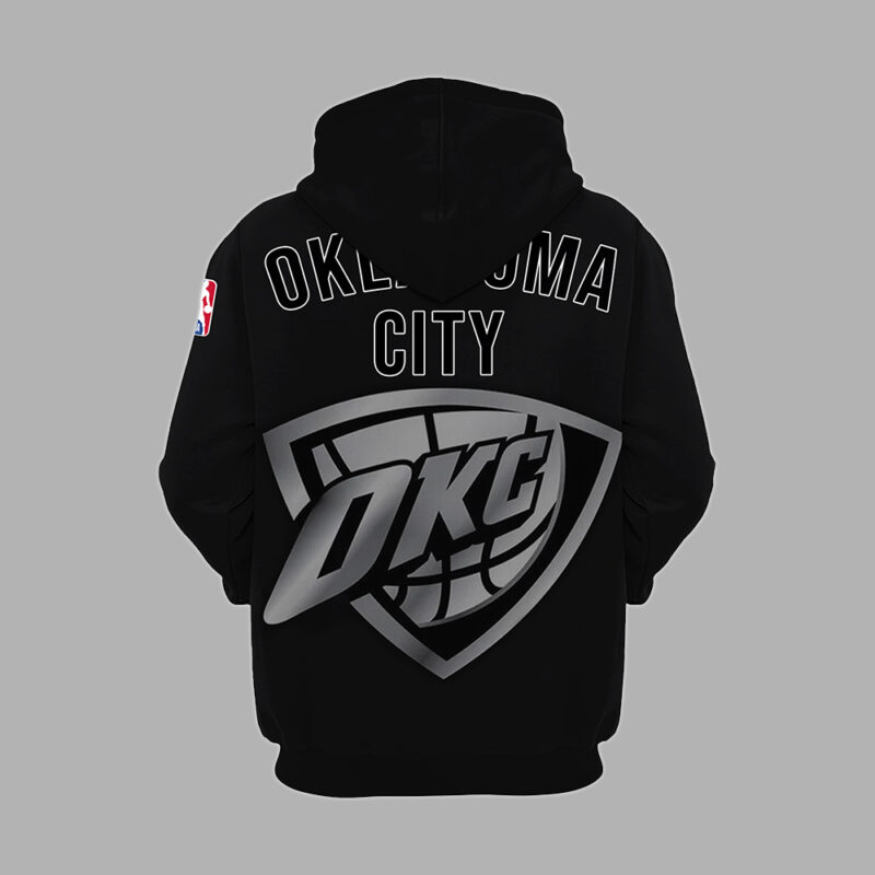 Special new_Black Oklahoma City Thunder T-Shirt - Image 9
