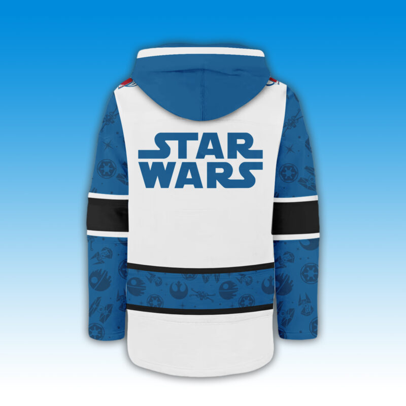 2024 Colorado Avalanche x Star Wars Night Lace Up Hoodie - Image 3