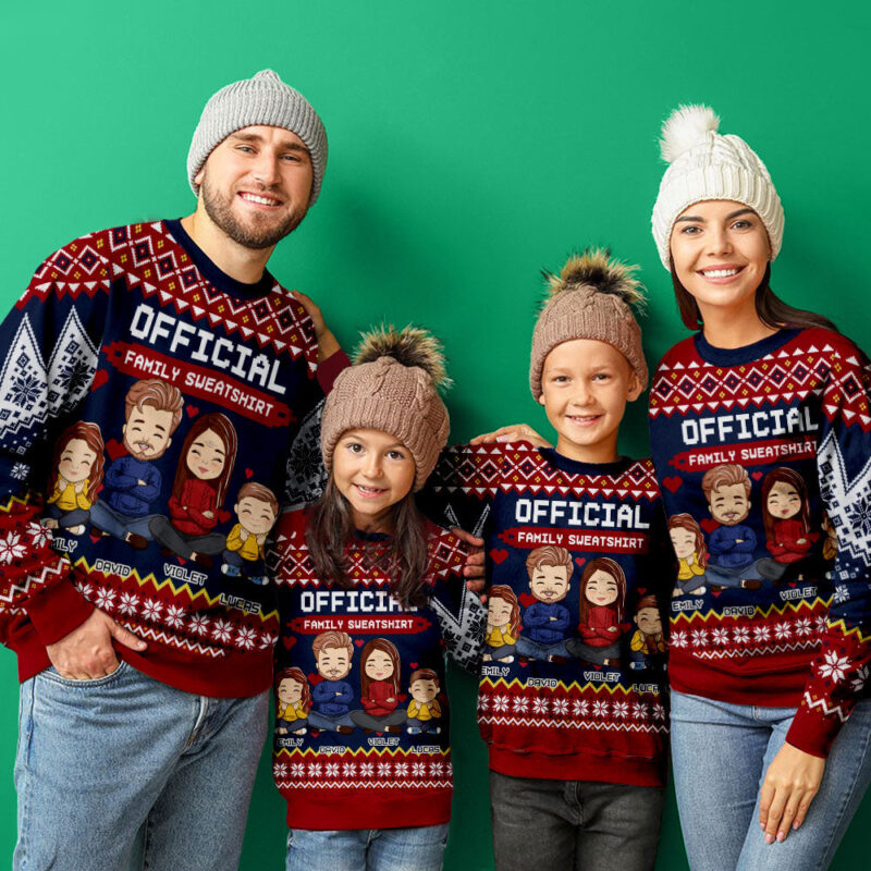 Official Sweater - Personalized Custom All-Over-Print Sweater - Image 4