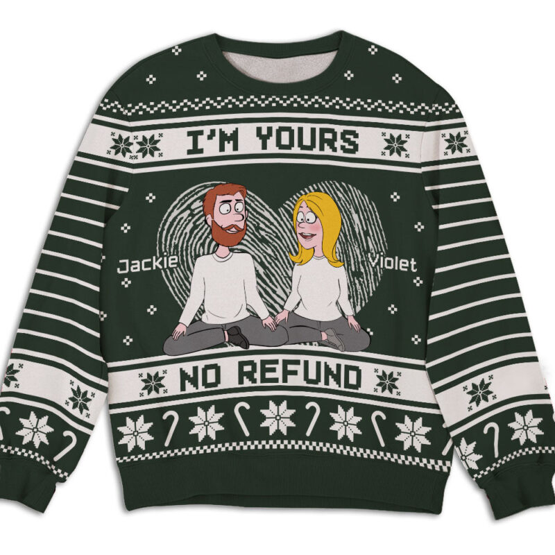 I'm Yours - Personalized Custom All-Over-Print Sweater
