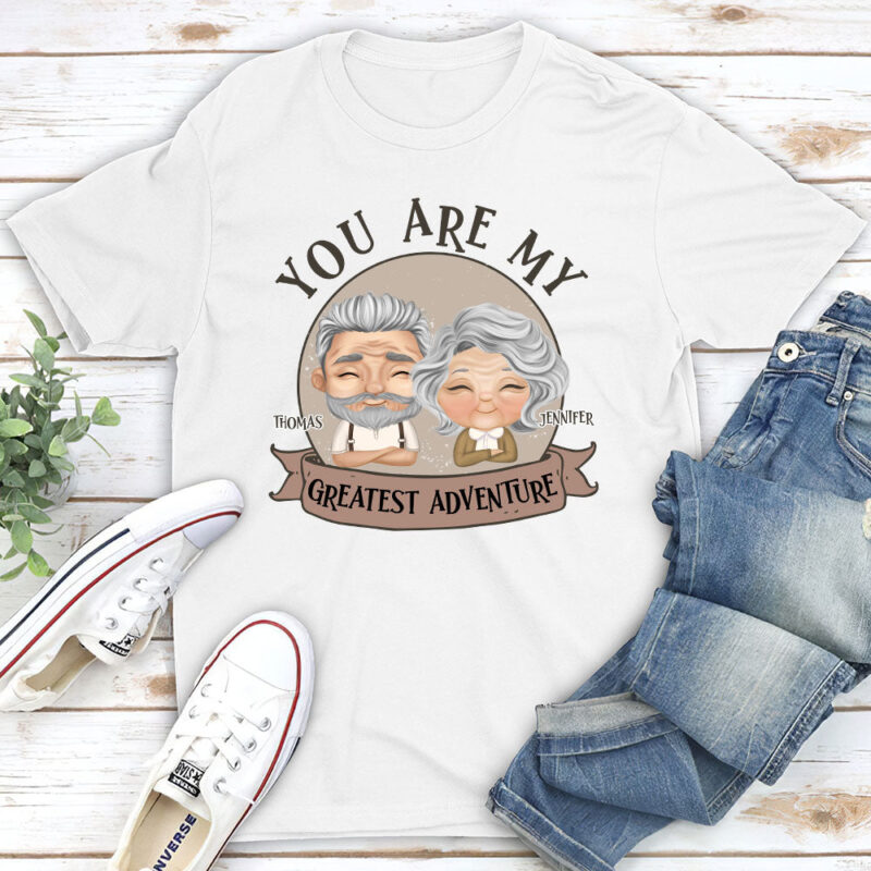 You Are My Adventure - Personalized Custom Classic T-shirt - Image 2