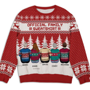 Family Sweater - Personalized Custom All-Over-Print Sweater