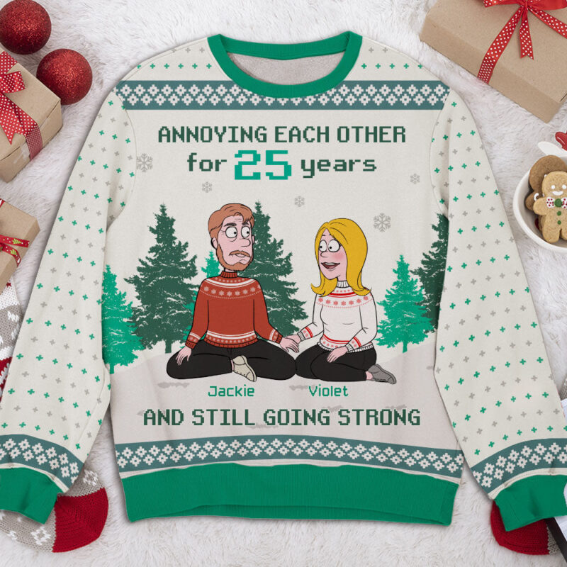 Still Going Strong - Personalized Custom All-Over-Print Sweater - Image 2