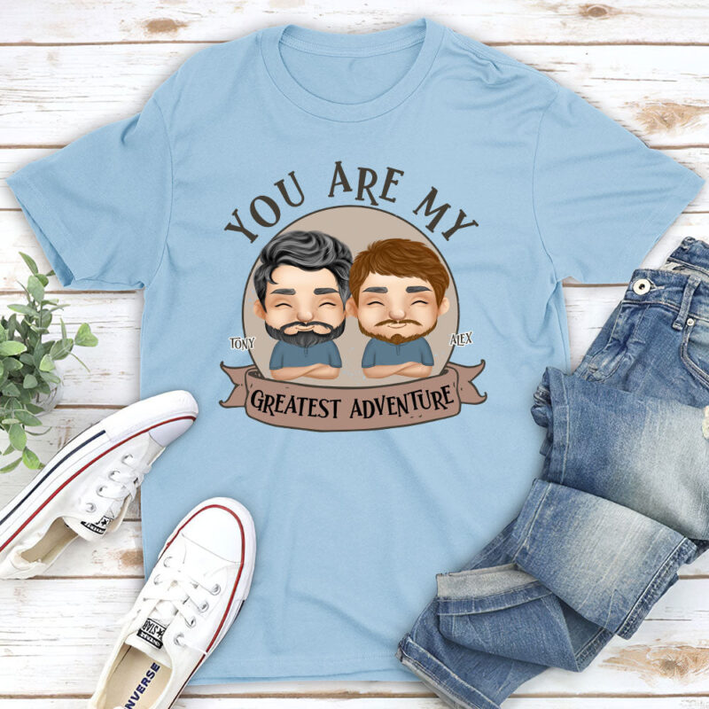 You Are My Adventure - Personalized Custom Classic T-shirt - Image 4