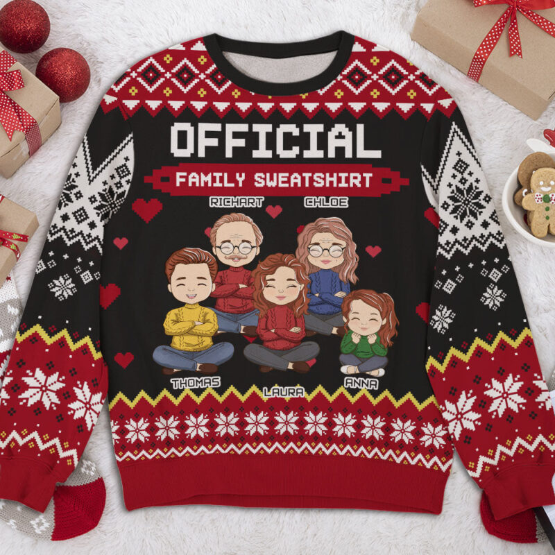 Official Sweater - Personalized Custom All-Over-Print Sweater - Image 2