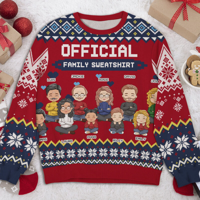 Official Sweater - Personalized Custom All-Over-Print Sweater - Image 3