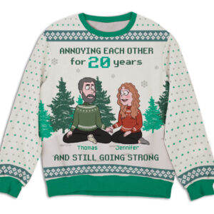 Still Going Strong - Personalized Custom All-Over-Print Sweater