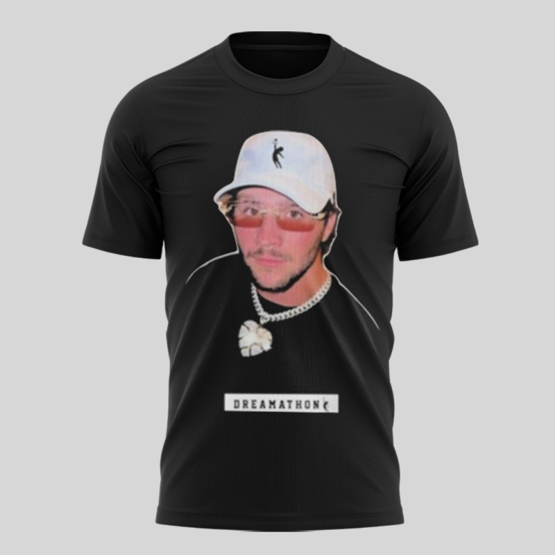 Josh Allen Mustache Ride T Shirt - Image 2