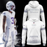 Minnesota Vikings Ice White Hoodie 2024