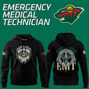 Minnesota Wild 2024  Emergency Medical Technician Hoodie