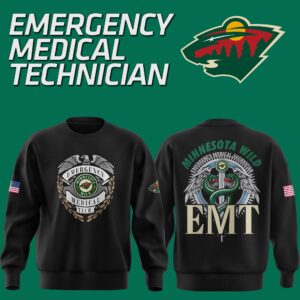 Minnesota Wild 2024 Emergency Medical Technician Sweatshirt