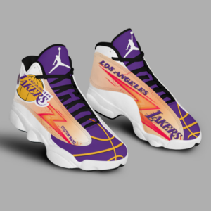 NBA Los Angeles Lakers Custom Name Shoes