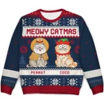 Meowy Catmas Funny Customize Sweater