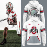 Ohio State Football Icy White Hoodie 2024