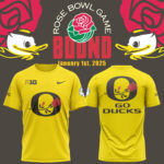 Oregon Ducks Rose Bowl Game 2024 Tee V1