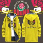 Oregon Ducks Rose Bowl Game 2024 Fleece Wind Jacket V1