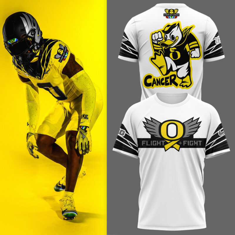 Oregon Ducks “Stomp Out Cancer” Heroes Shirt
