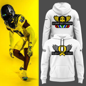 Oregon Ducks "Stomp Out Cancer" Heroes Hoodie