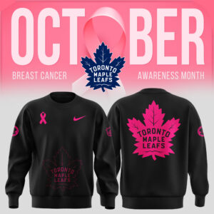 Unisex Nike Pro Toronto Maple Leafs 2024 NHL Breast Cancer Awareness Month Sweatshirt