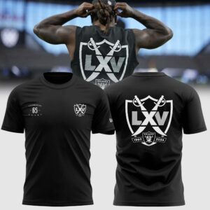 RAIDERS 65TH SEASON TEE