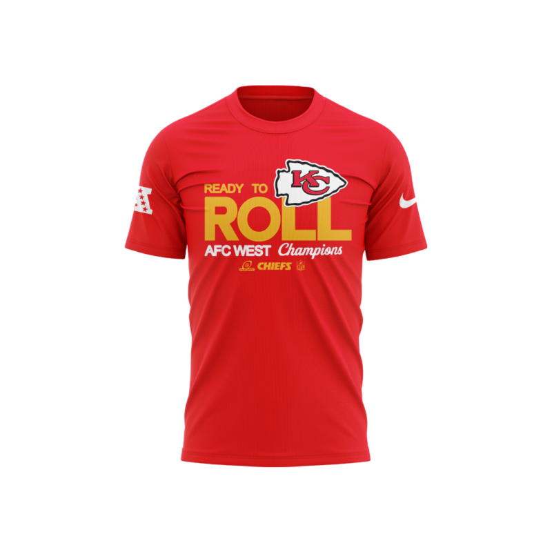 Unisex's Nike Red Kansas City Chiefs 2024 AFC West Division Champions Locker Room Trophy Collection Premium Tee V4 - Image 2