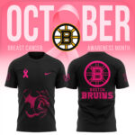Unisex Nike Pro Boston Bruins 2024 NHL Breast Cancer Awareness Month Premium Tee
