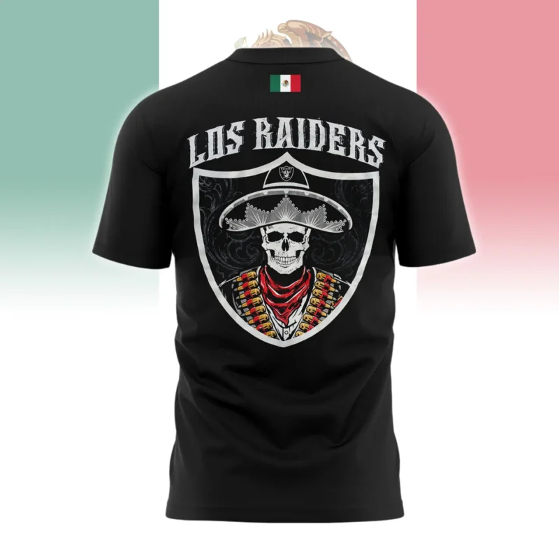 2024 Las Vegas Raiders Mexico’s Independence Day Shirt - Image 3