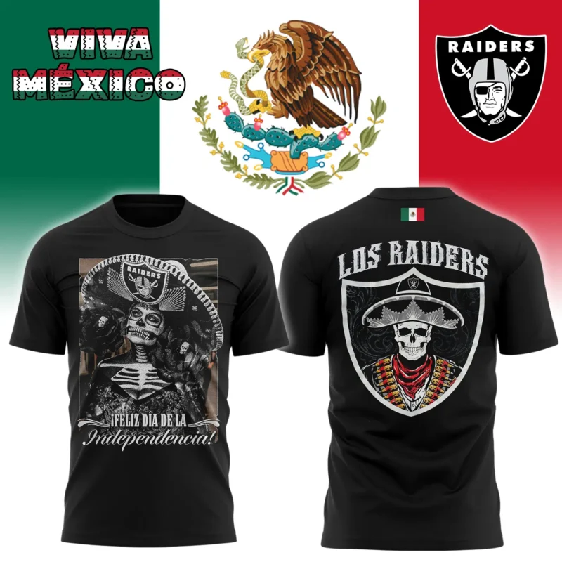2024 Las Vegas Raiders Mexico’s Independence Day Shirt