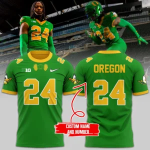 Oregon Ducks football T shirt new version 2024  Custom Number and Custom Name