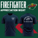 Minnesota Wild x 2024 Firefighter Appreciation Night Premium Limited Tee