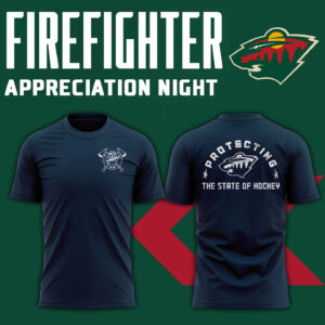 Minnesota Wild x 2024 Firefighter Appreciation Night Premium Limited Tee