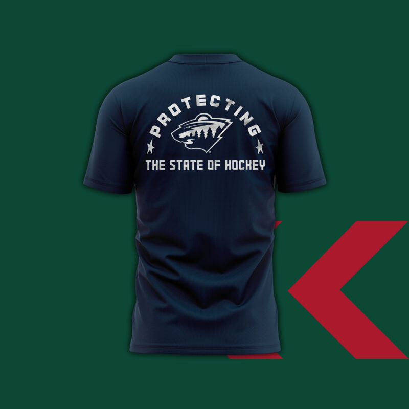 Minnesota Wild x 2024 Firefighter Appreciation Night Premium Limited Tee - Image 3