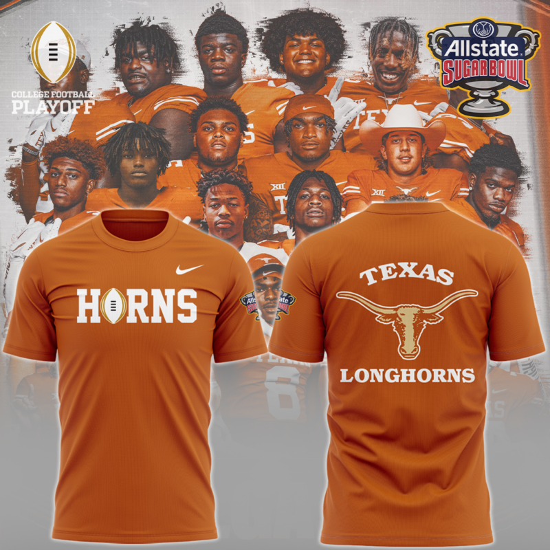 _.Limited edition Texas Longhorns team t-shirt 1103