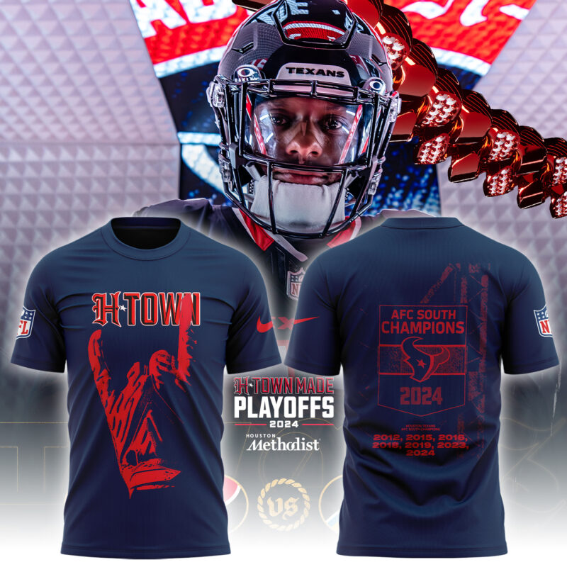 Special New Houston Texans AFC South Champions Tshirt 2024