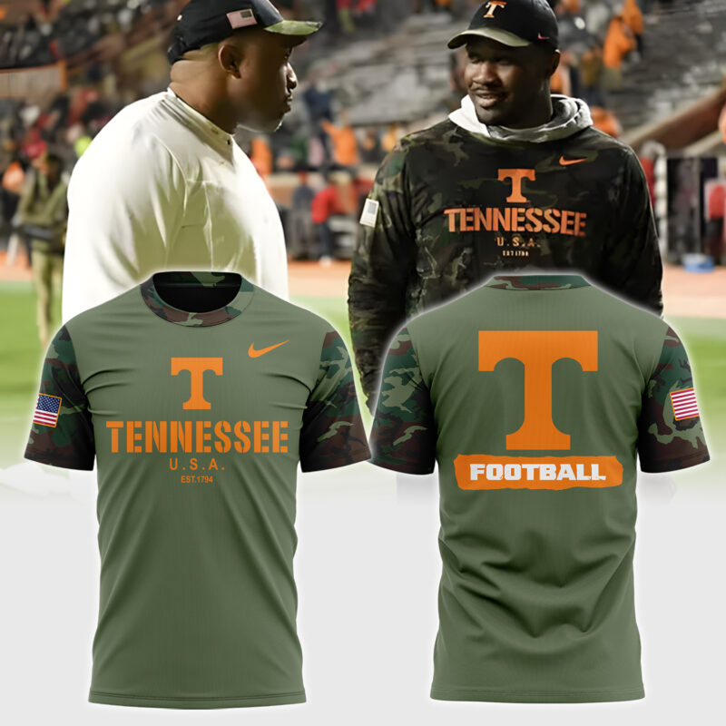 Tennessee Football Nike Camo 2024 Salute to Service Shirt
