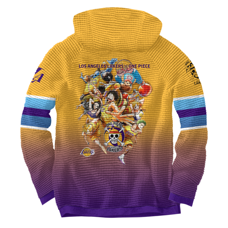 Limited_Los Angeles Lakers “One Piece Night” Hoodie - Image 3