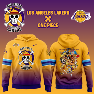 Limited Los Angeles Lakers x One Piece Hoodie