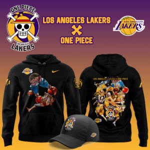 Los Angeles Lakers x Franky One Piece the Straw Hat Pirates Hoodie